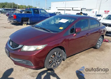 2014 Honda Civic Ex z USA, uszkodzony, nr VIN 19XFB2F81EE000200